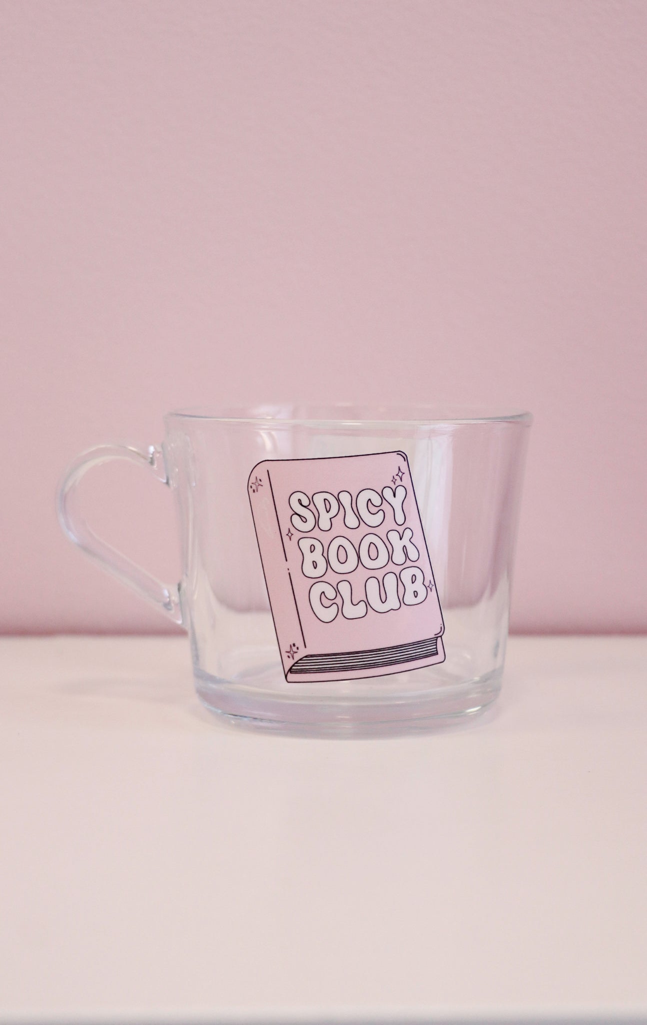 Spicy Book Club Glass with Handle