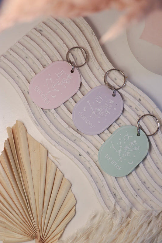 Zodiac Keychain