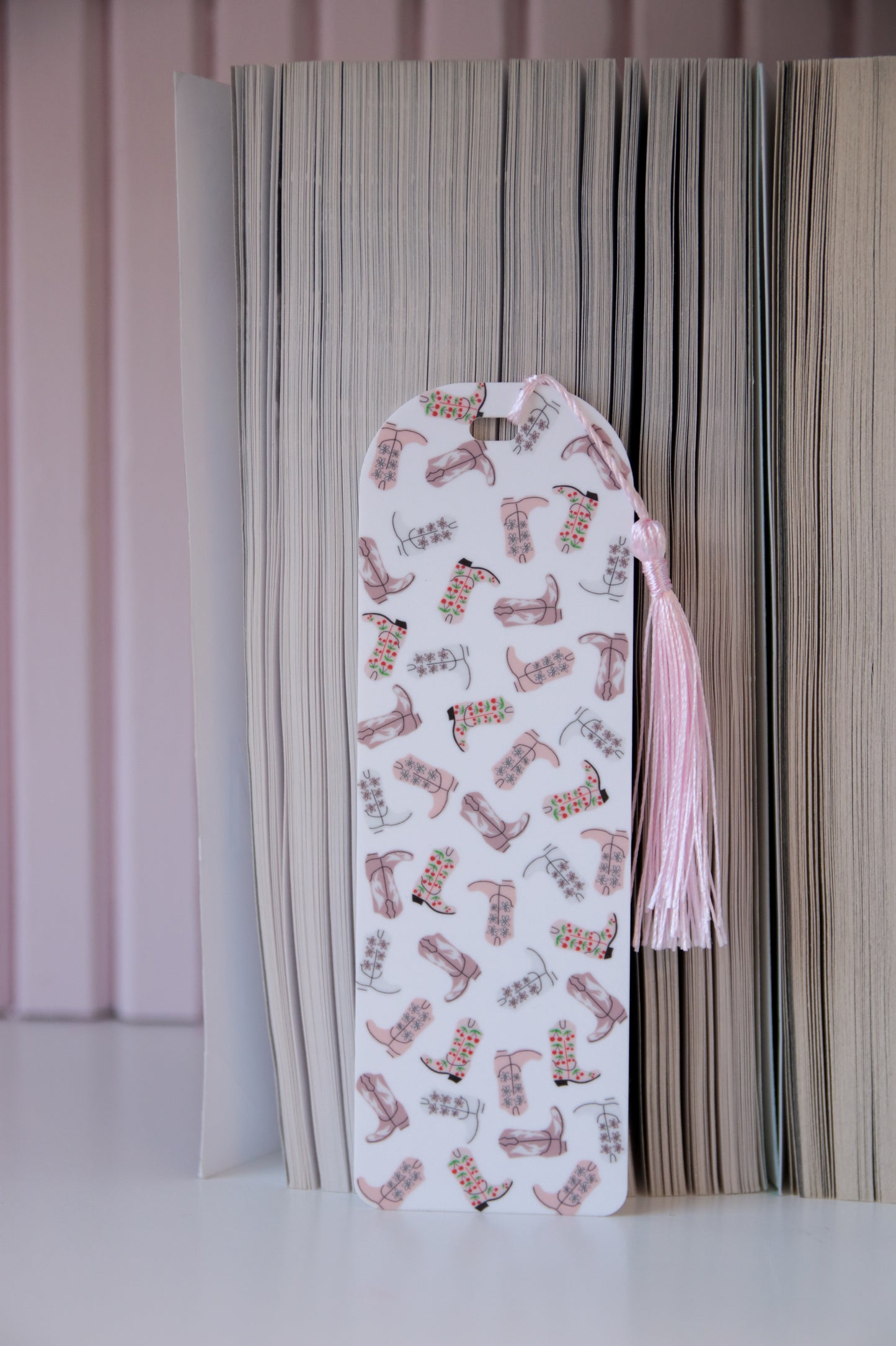 Cowboy Boot Acrylic Printed Bookmark