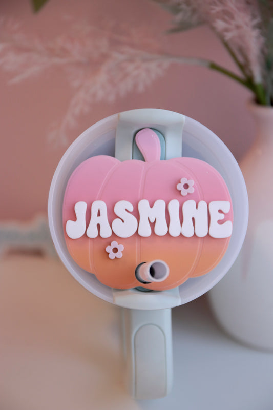 Pumpkin Stanley Topper Tag