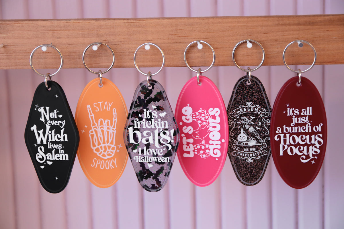 Assorted Retro Keychains