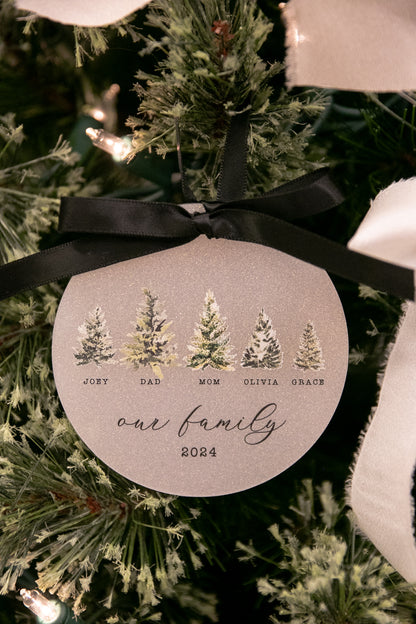 Tree Farm Family Ornament