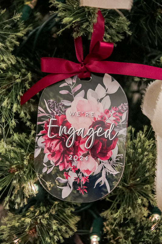 We're Engaged- In Bloom Ornament Collection