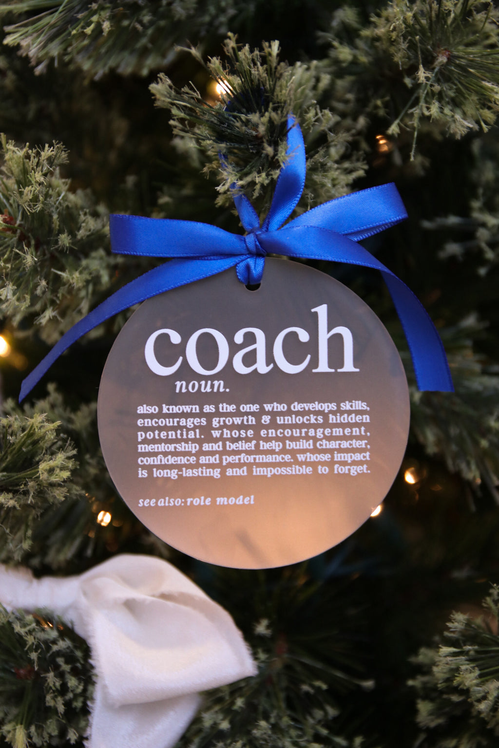 Teacher + Coach Christmas Ornaments