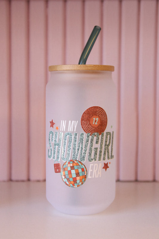 In My Showgirl Era Glass with Bamboo Lid and Straw