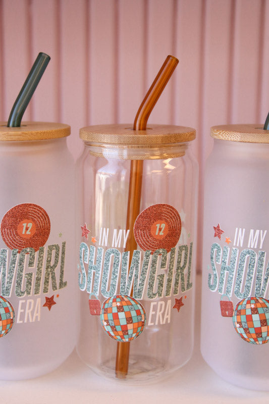 In My Showgirl Era Glass with Bamboo Lid and Straw