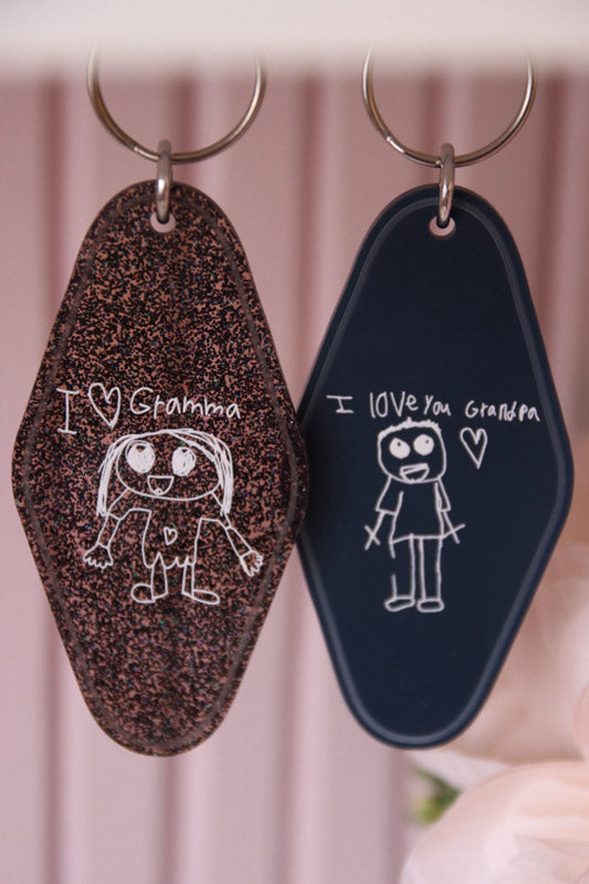 Custom Drawing Keychain