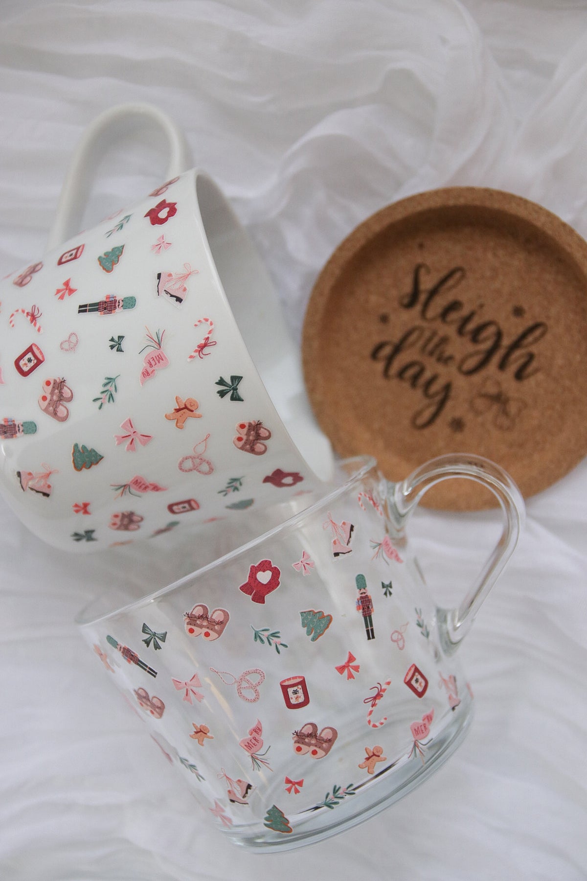 Mug with Coaster Set Assorted