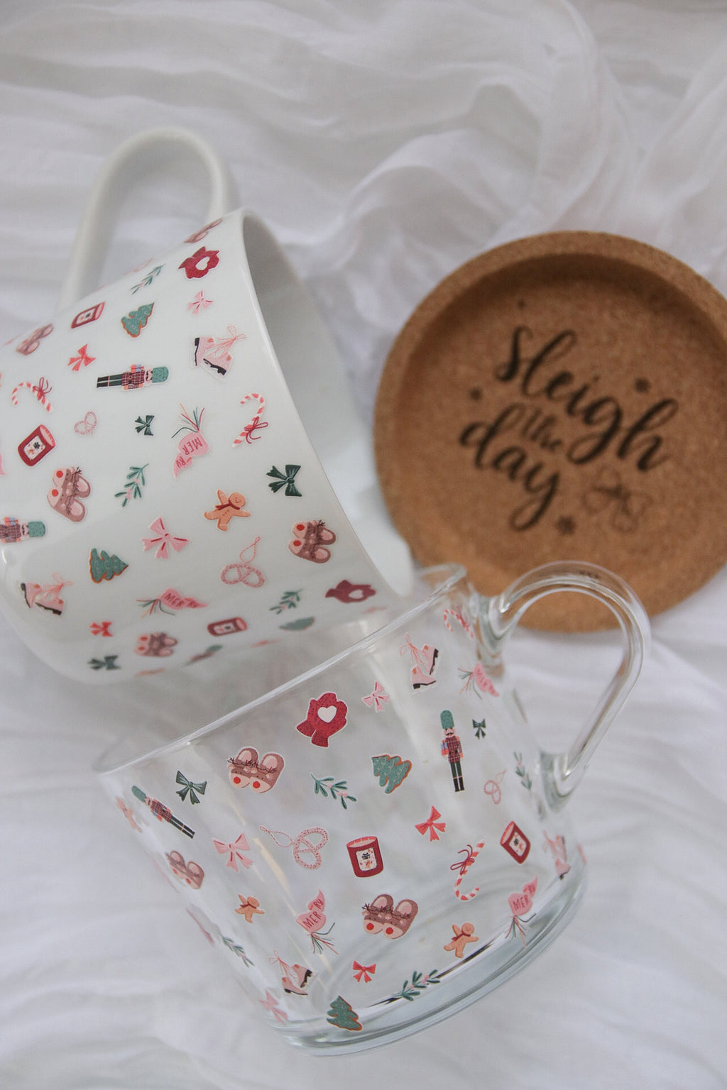 Mug with Coaster Set Assorted