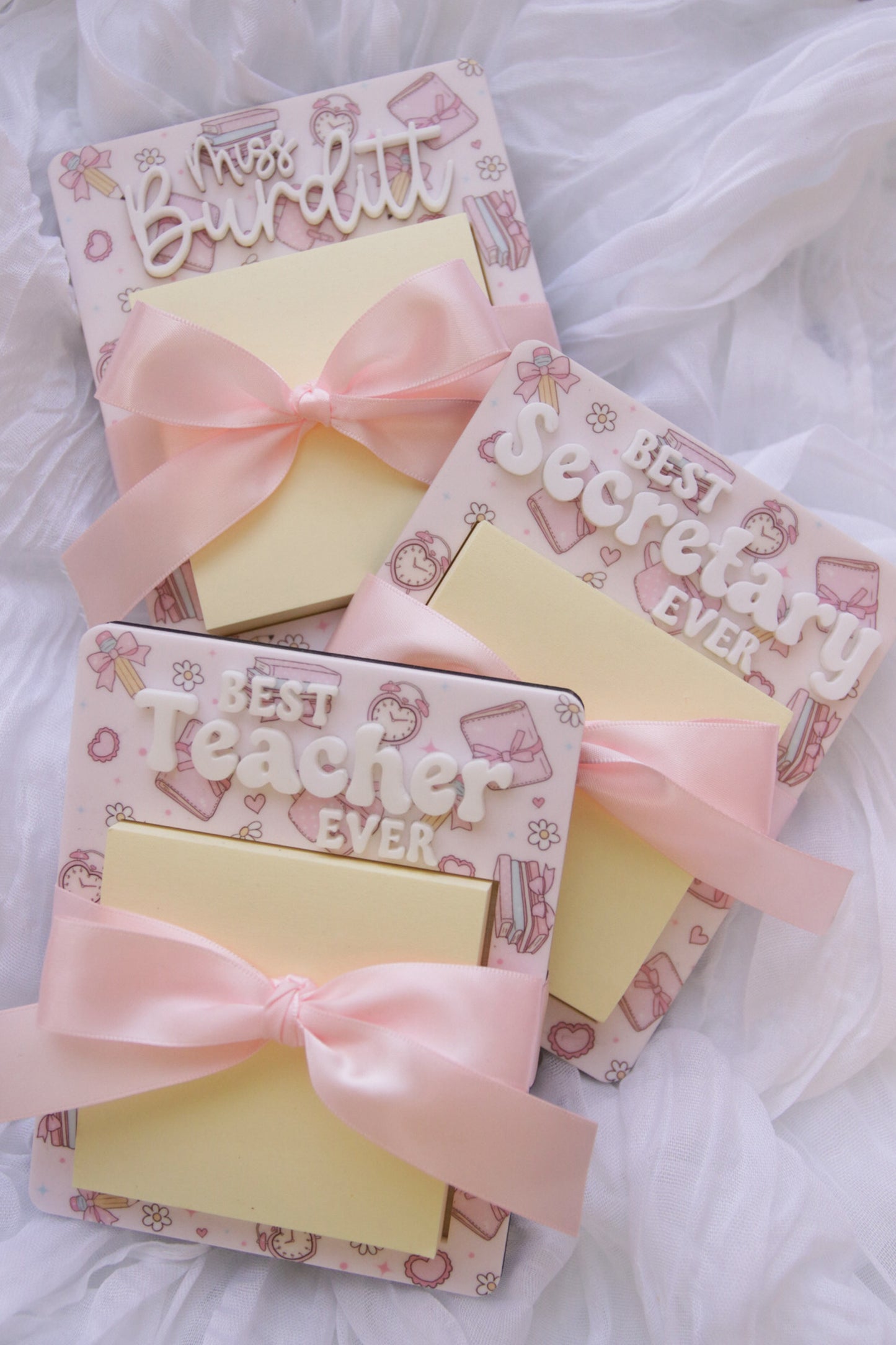 Teacher Sticky Note Gift - Pink