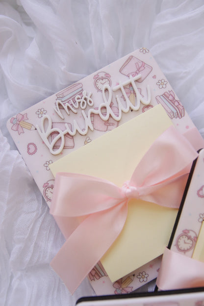 Teacher Sticky Note Gift - Pink