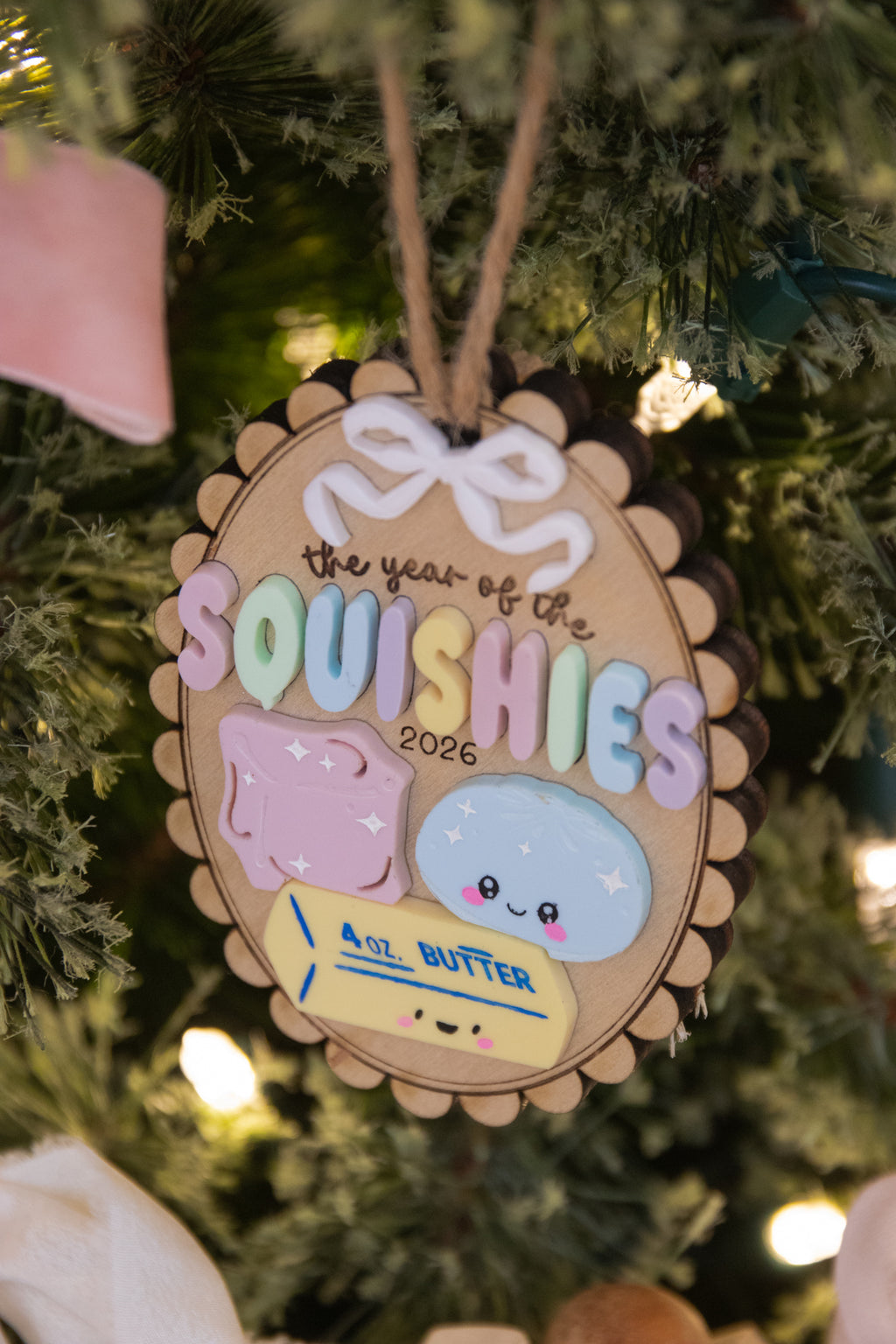 The Year of the Squishies Christmas Ornament