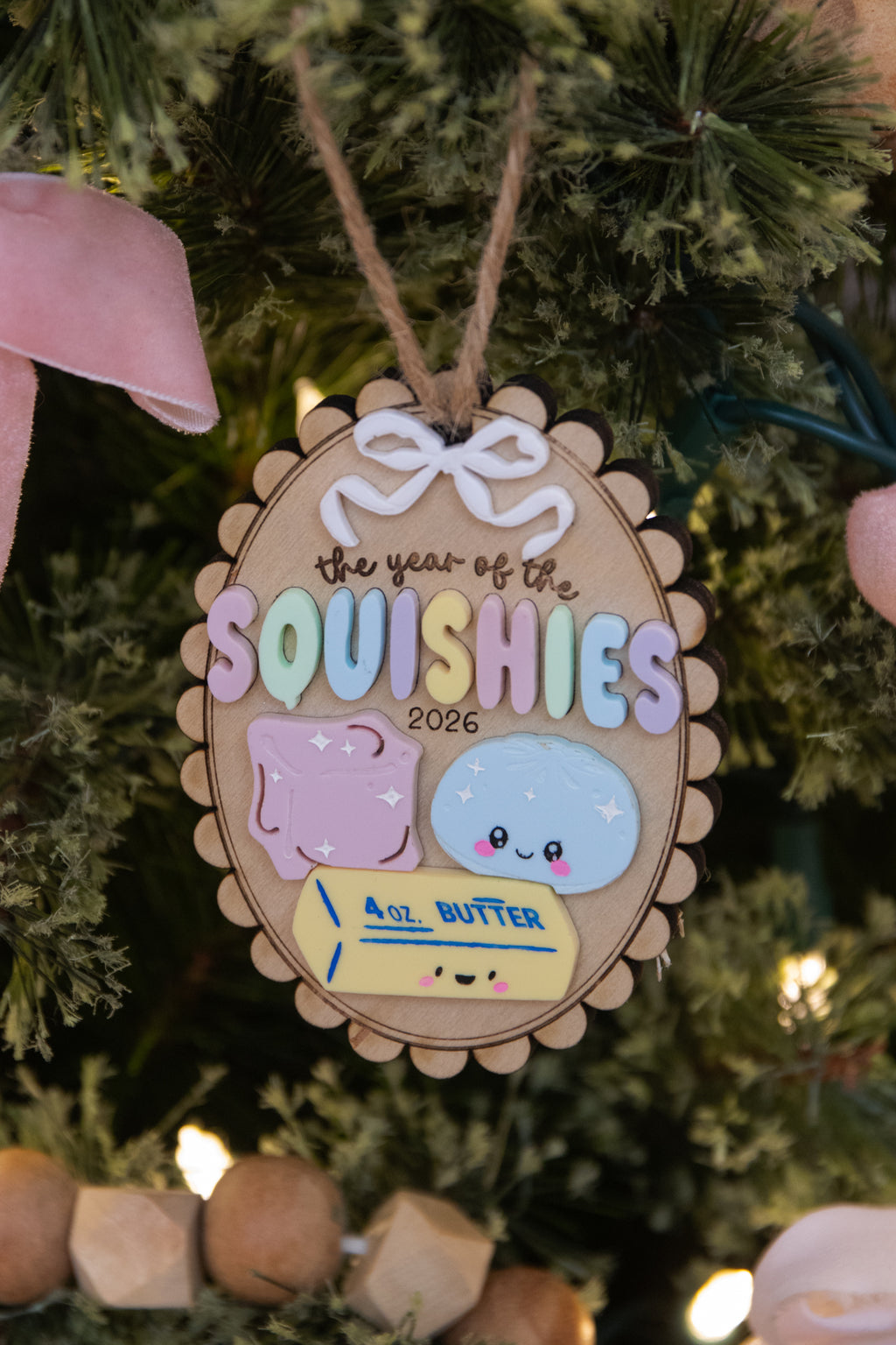 The Year of the Squishies Christmas Ornament