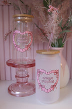 Can Glass with Lid Assorted