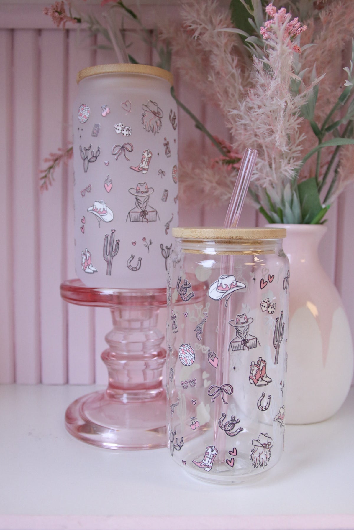 Can Glass with Lid Assorted