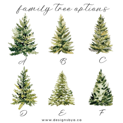 Tree Farm Family Ornament