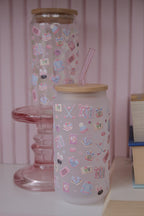 Can Glass with Lid Assorted