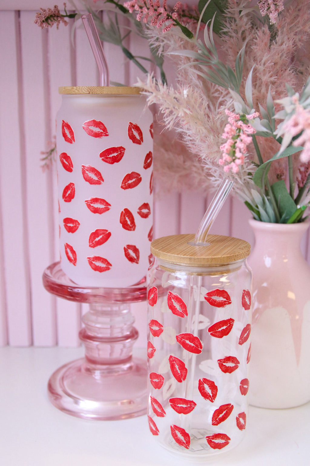Can Glass with Lid Assorted