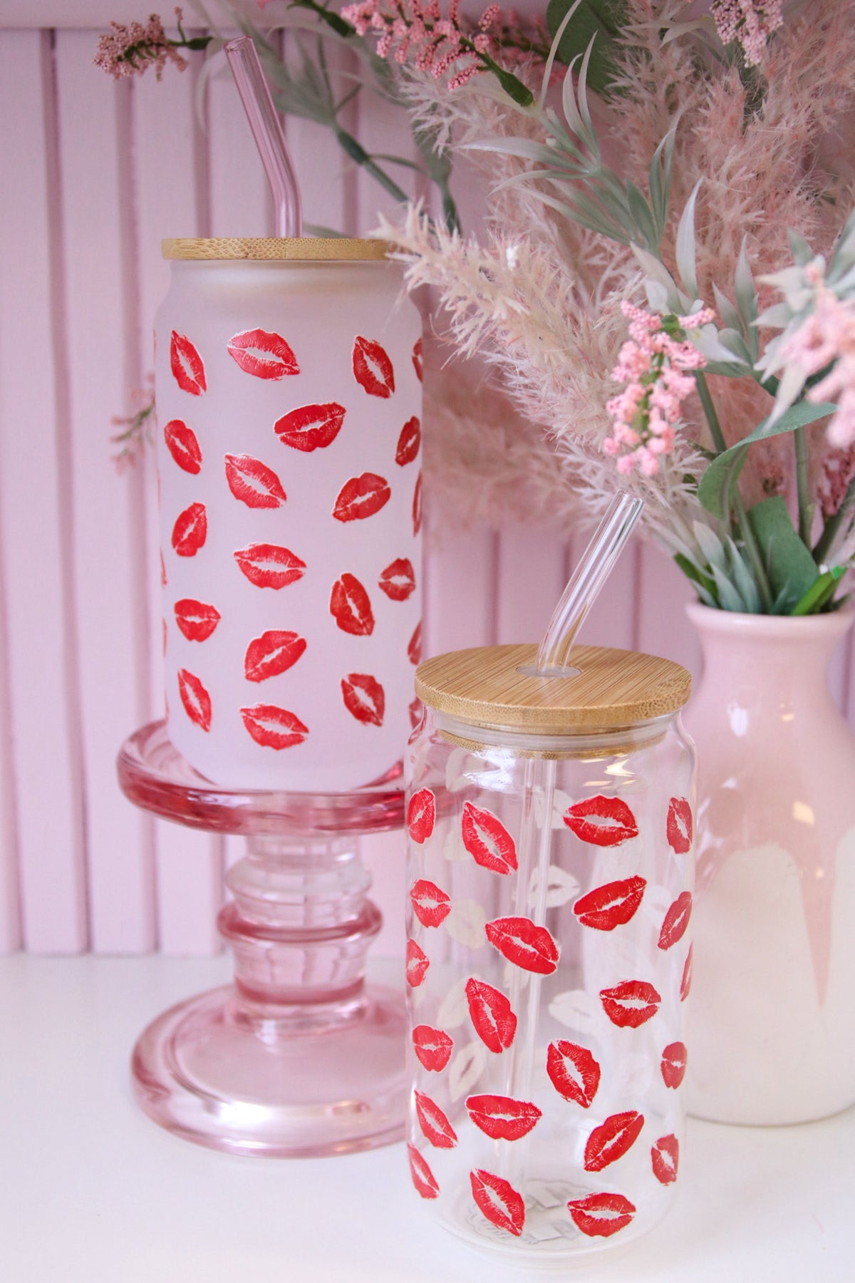 Can Glass with Lid Assorted