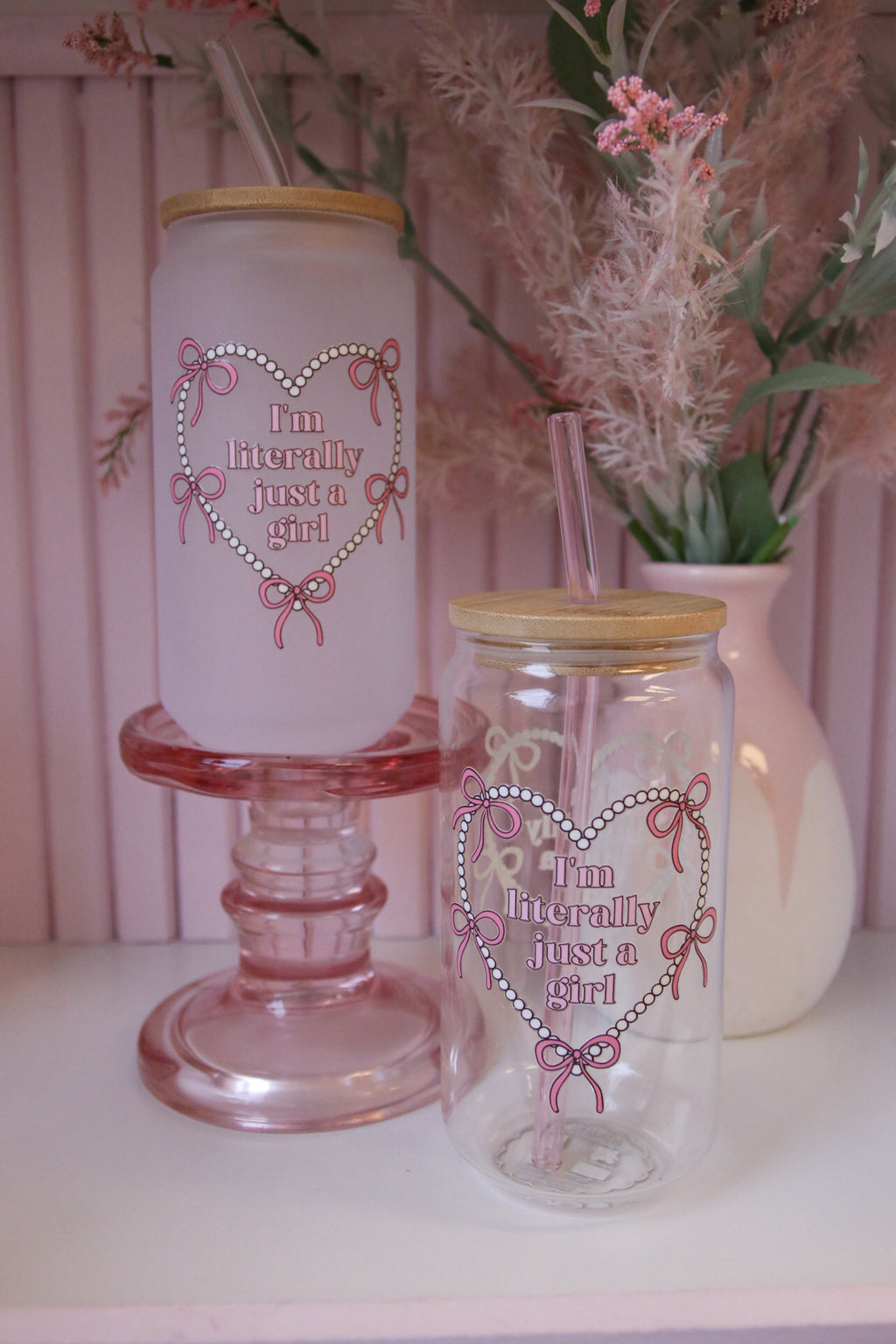 Can Glass with Lid Assorted