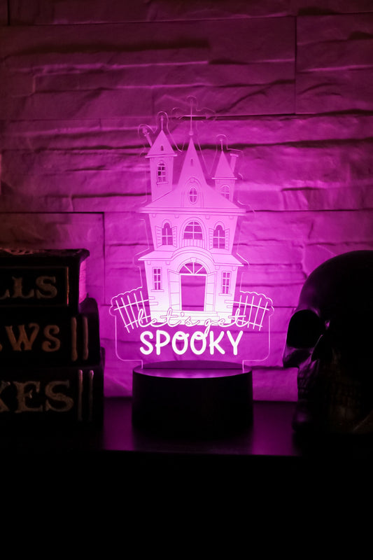Lets Get Spooky - Haunted House LED Light