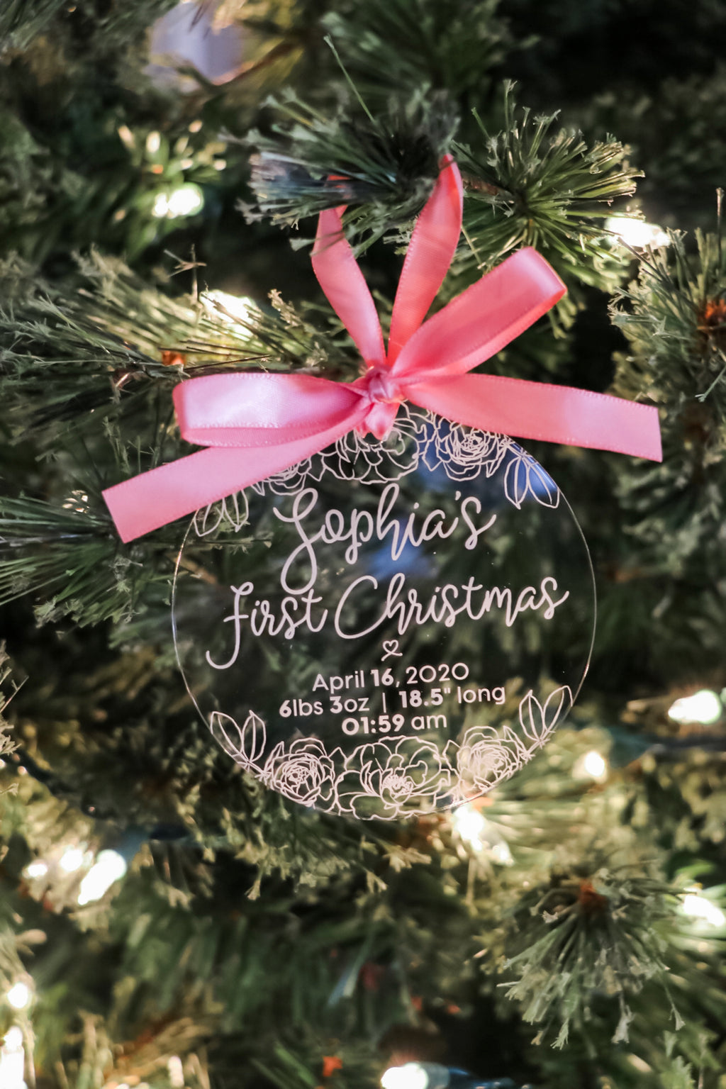Kids + Baby Milestone Ornaments