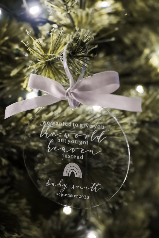 Infant Memorial Ornament