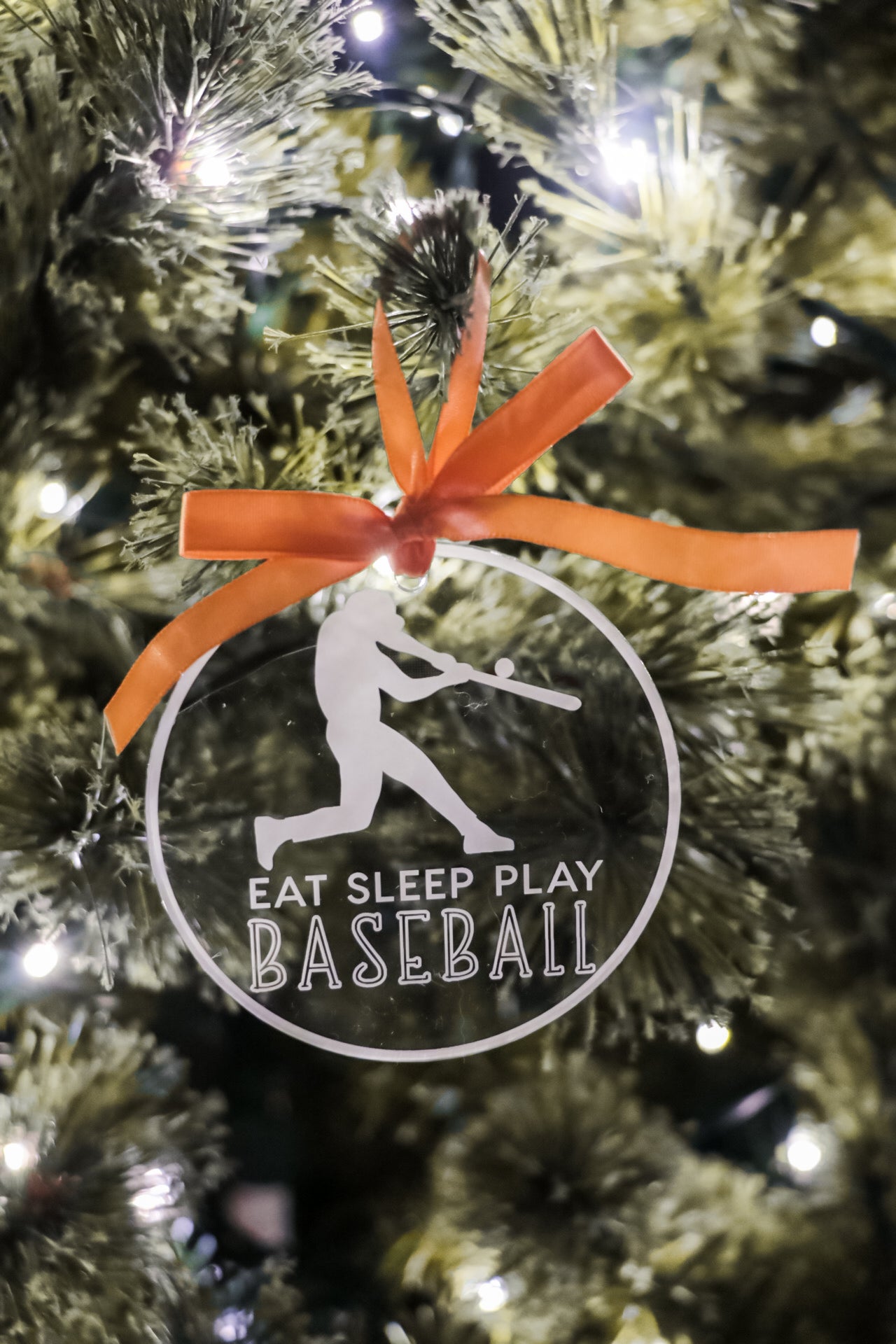 Baseball Christmas Ornament