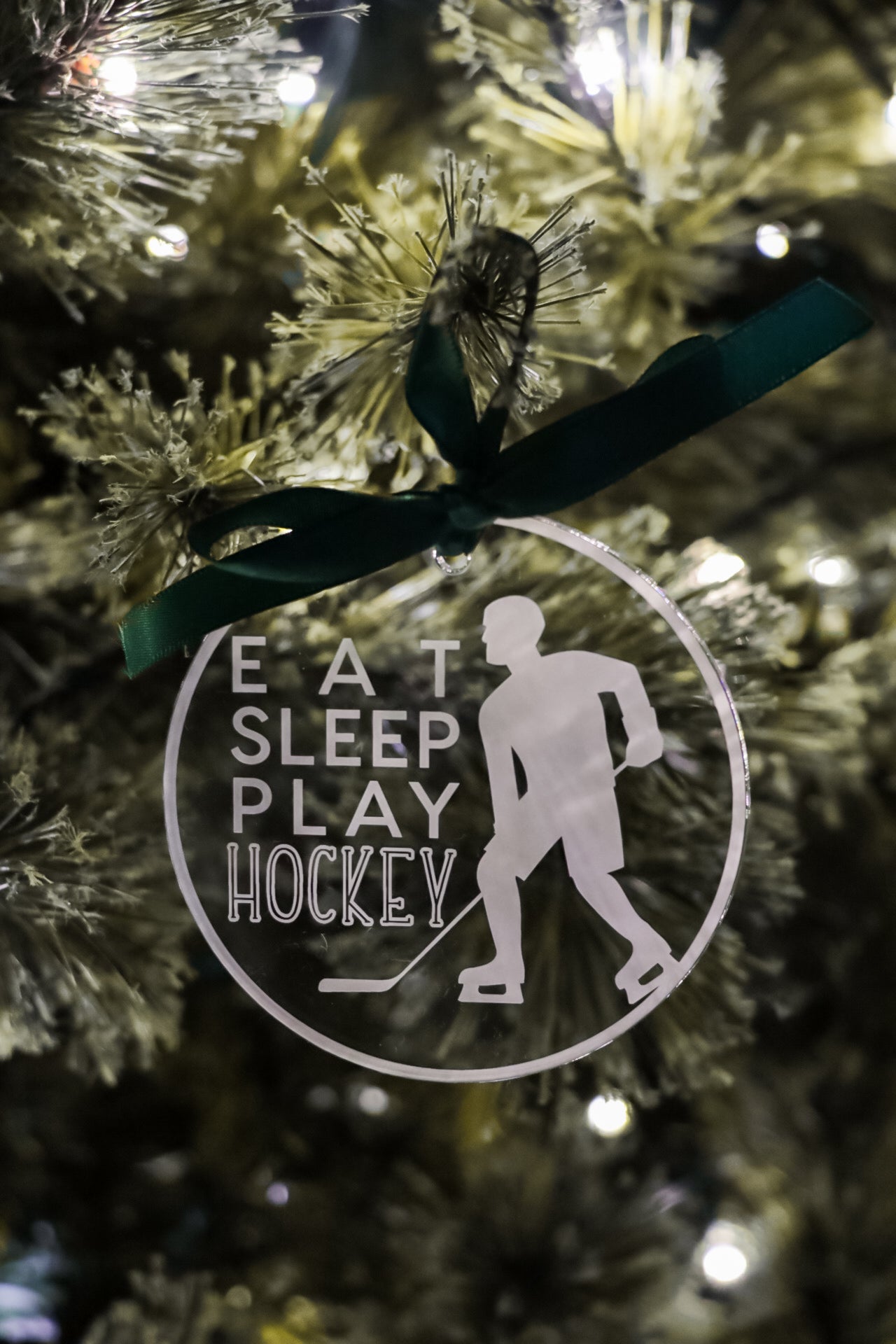 Hockey Christmas Ornament