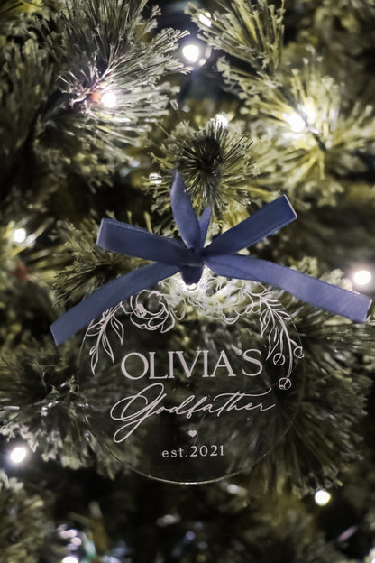 Godparent Ornament