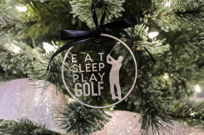 Golf Christmas Ornament