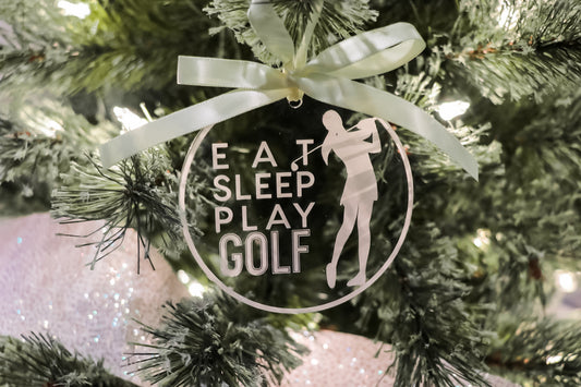 Golf Christmas Ornament