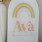Acrylic Arch Rainbow Personalized Name Sign