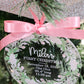 Floral Baby's First Christmas Ornament- UV Printed
