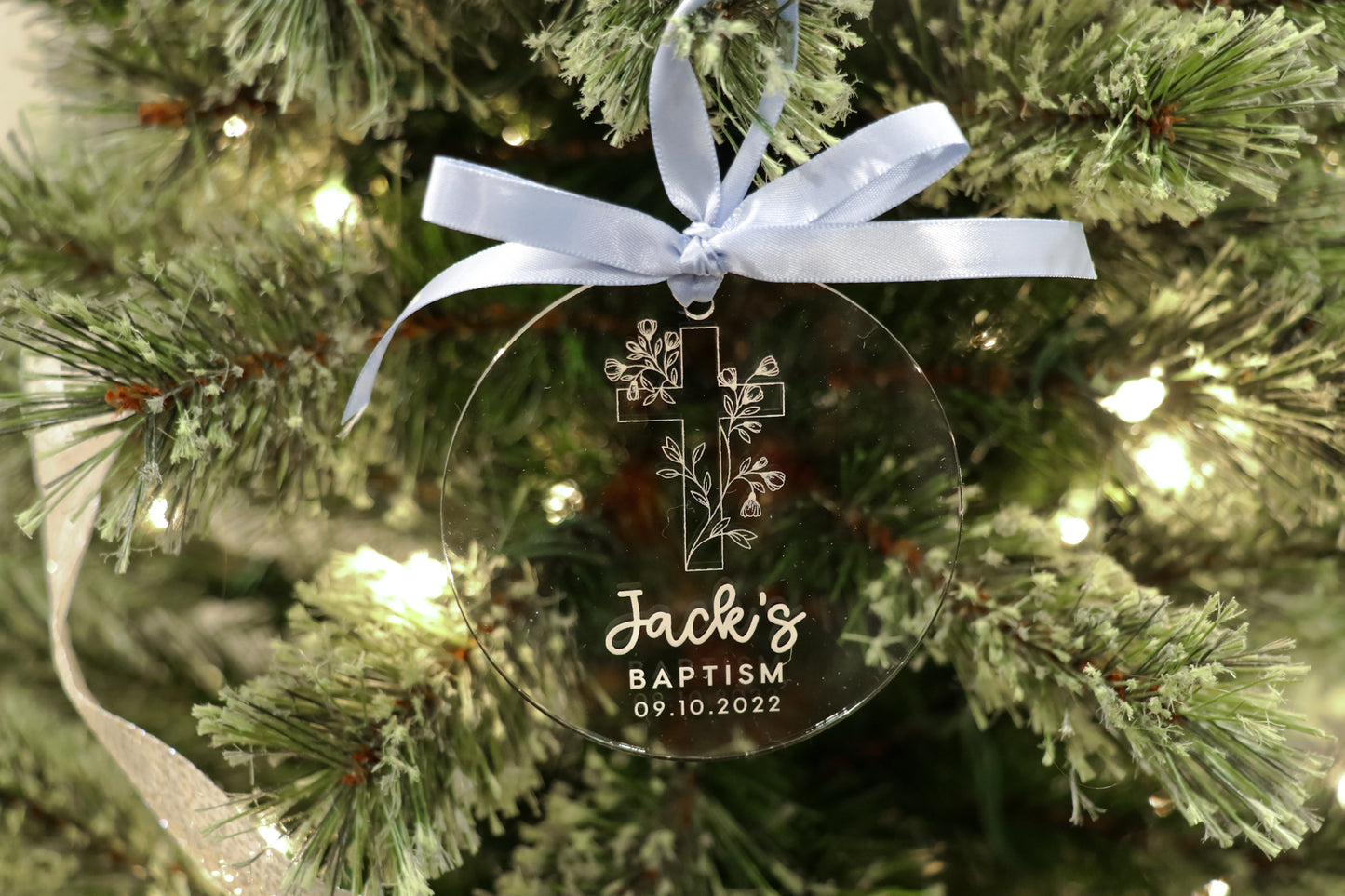 Baptism / First Communion Christmas Ornament