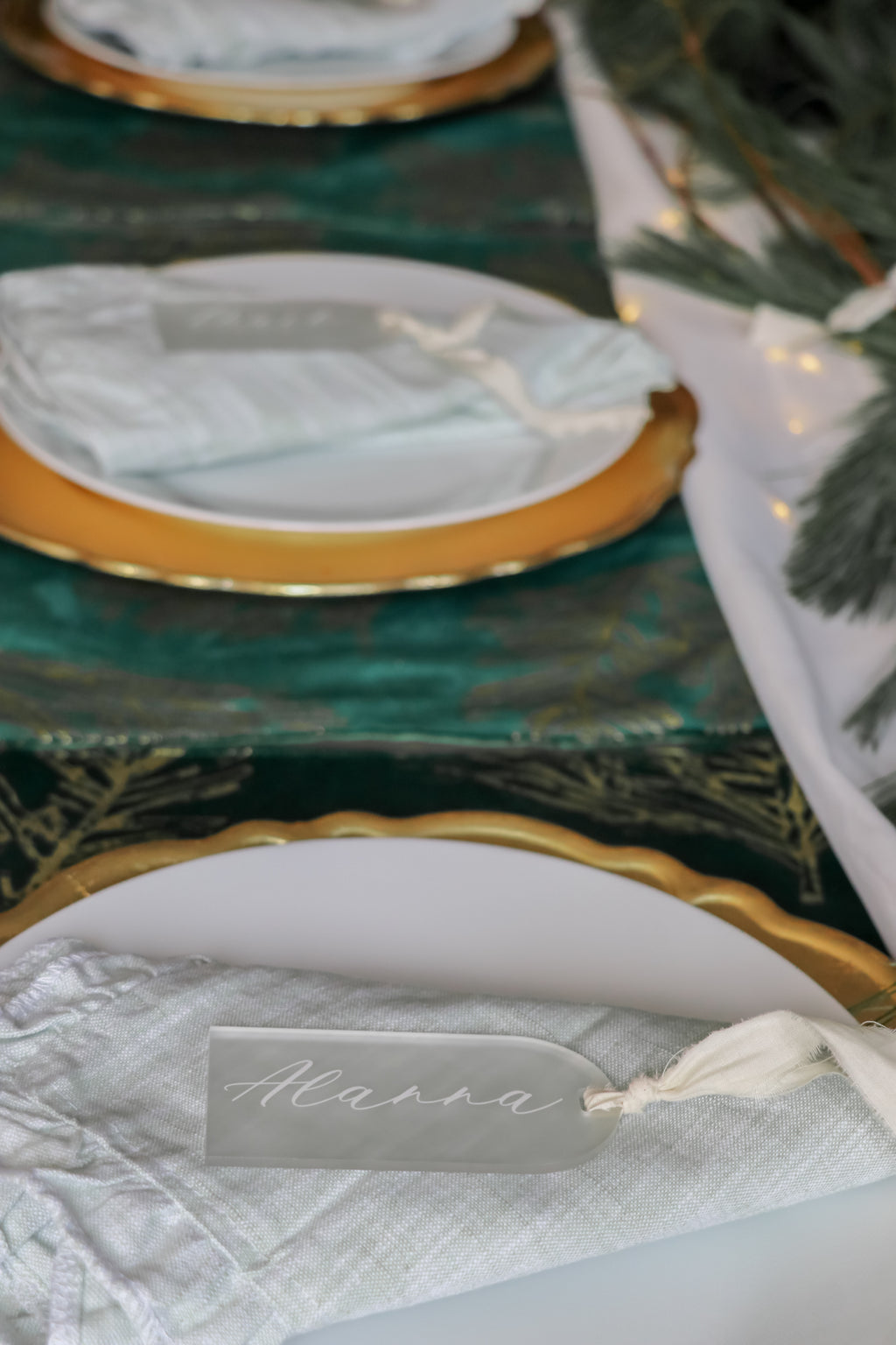 Arch Name Tags - Stocking or Place Card