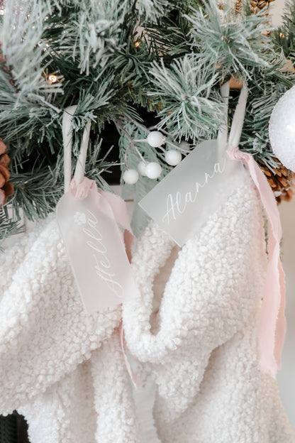 Arch Name Tags - Stocking or Place Card