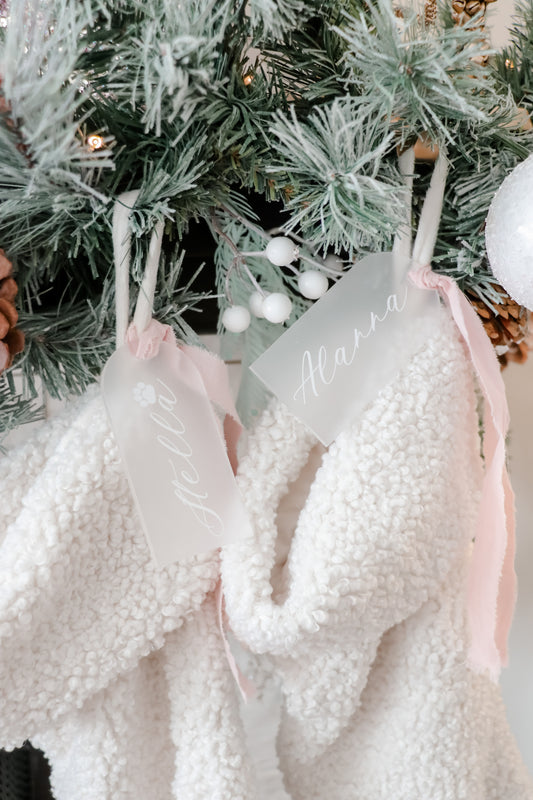 Arch Name Tags - Stocking or Place Card