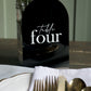 Acrylic Double-sided Table Number / Menu