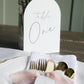 Acrylic Double-sided Table Number / Menu