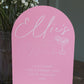Arch Acrylic Signature Drink Sign