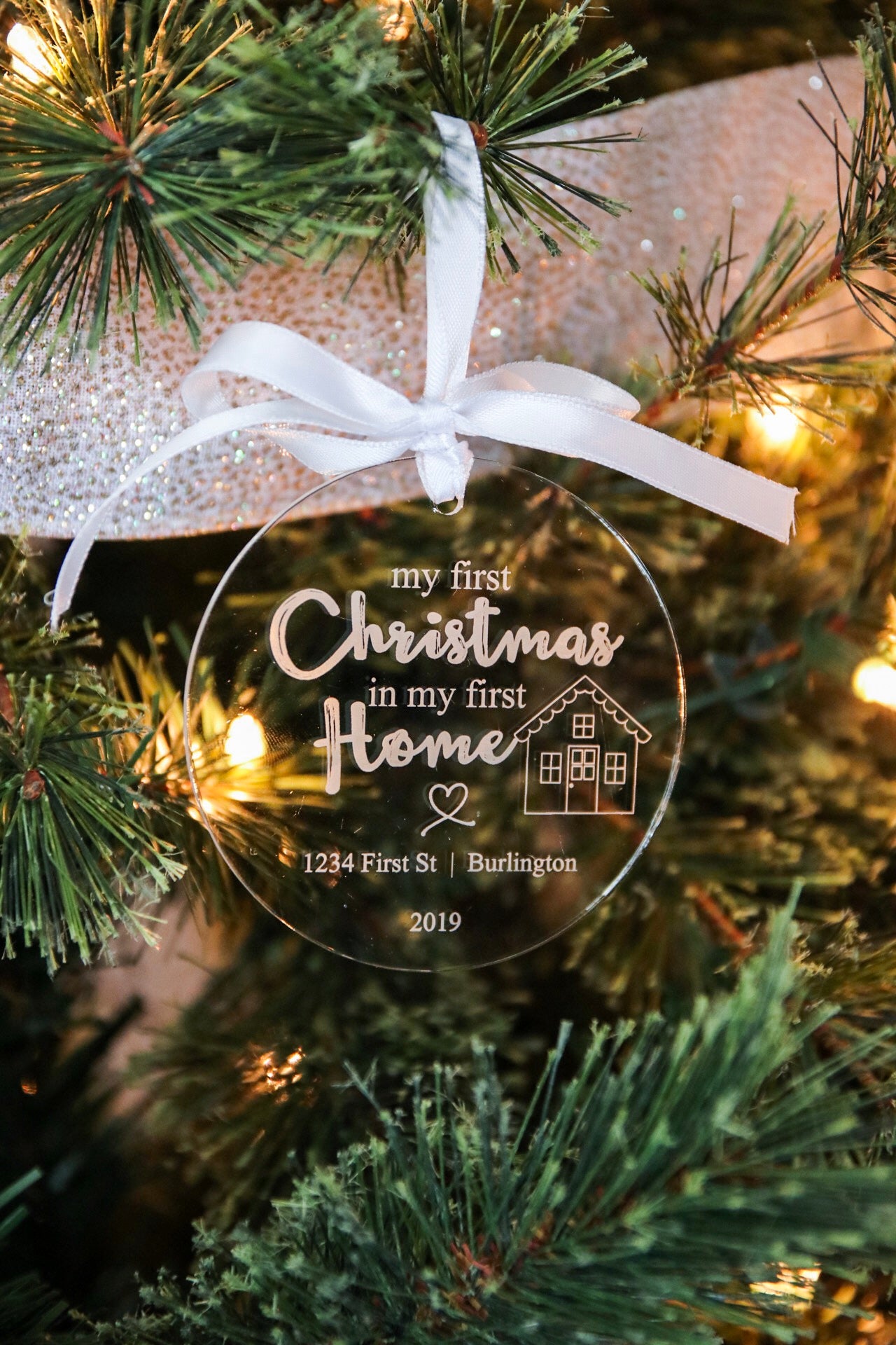 First Christmas in New Home Ornament