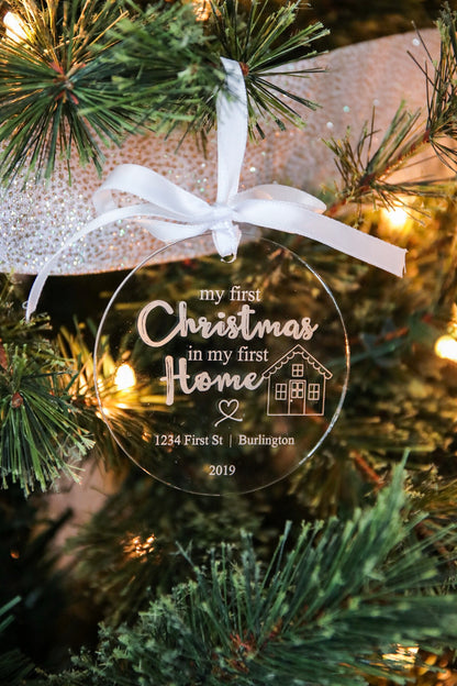 First Christmas in New Home Ornament