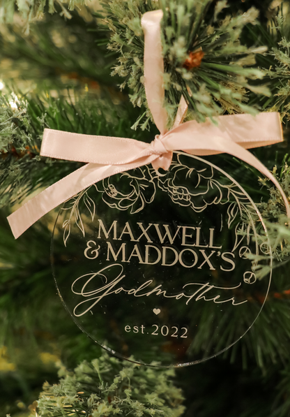 Godparent Ornament