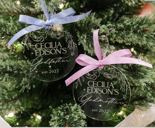 Godparent Ornament