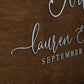 Guest Signing Board