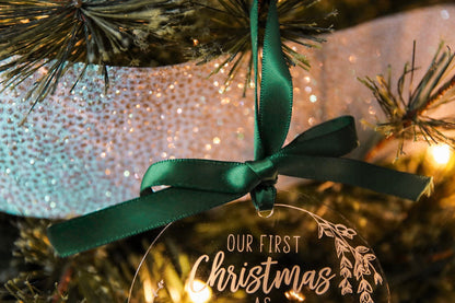 First Christmas As Mr + Mrs, Mrs + Mrs, Mr + Mr Ornament