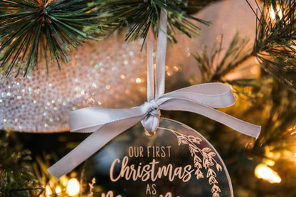 First Christmas As Mr + Mrs, Mrs + Mrs, Mr + Mr Ornament