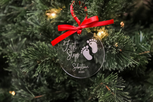 Baby's First Steps Ornament