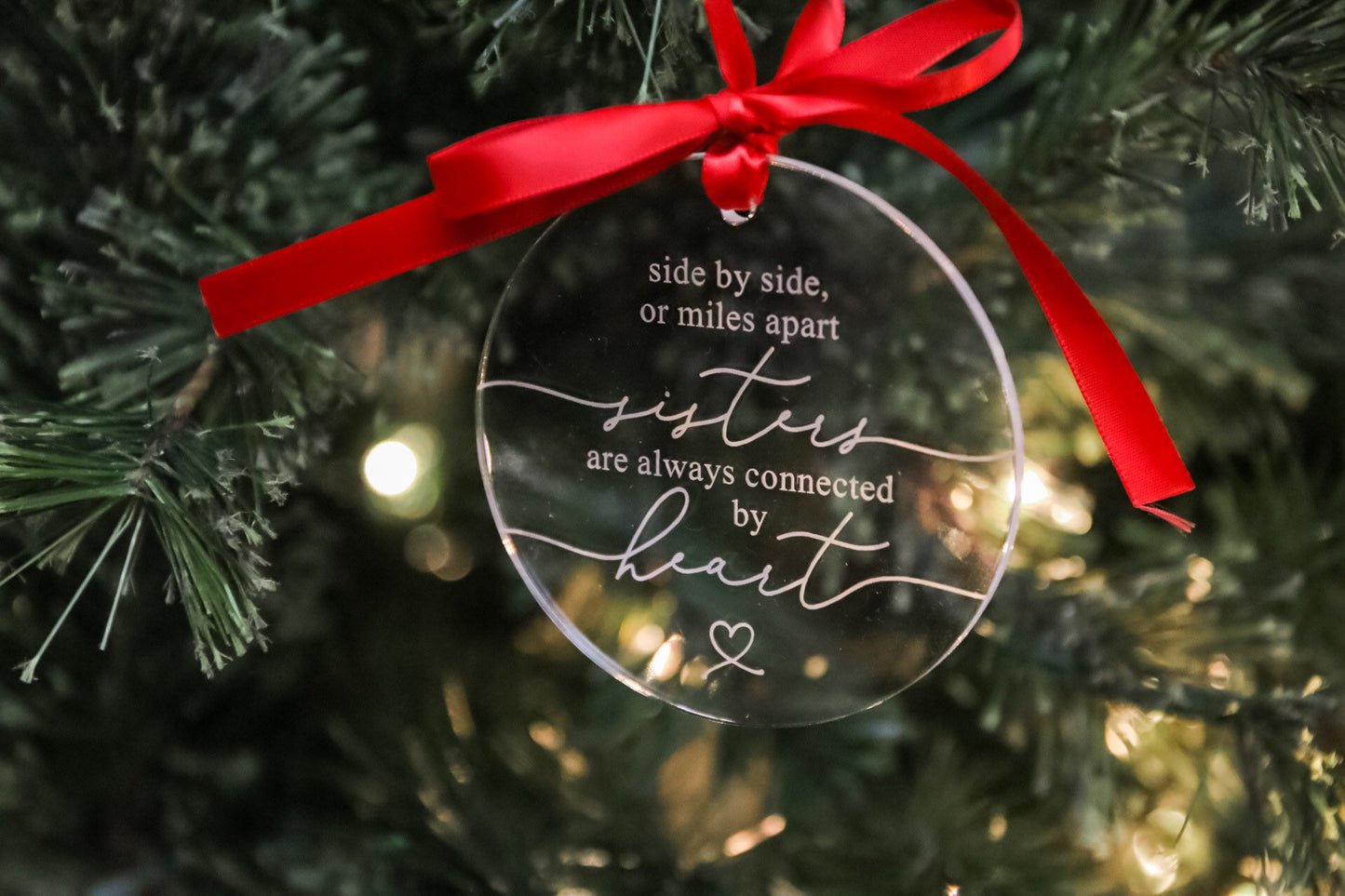 Sister Ornament | Christmas Ornament, Gift for Sister, Best Friend, Gift for Her